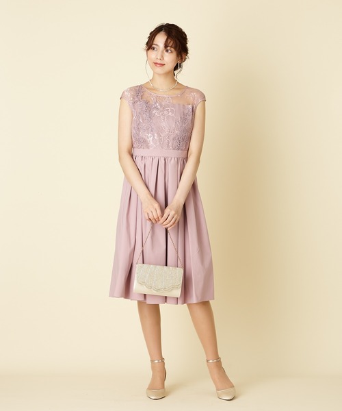 AIMER」 ノースリーブワンピース M ピンク レディース : 79332484 