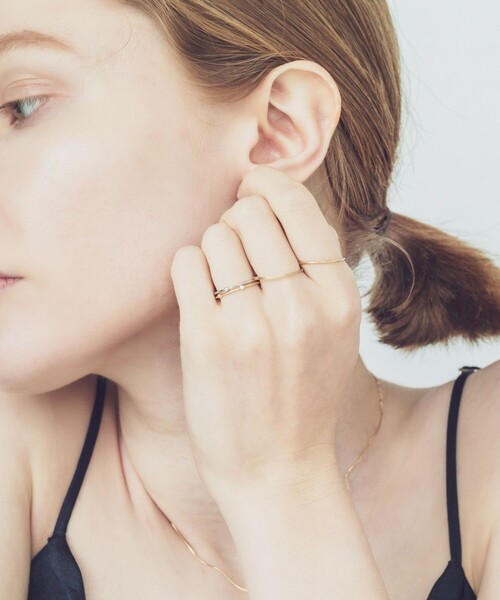 ete bijoux（エテ ビジュー） 指輪 リング PT900 スキニー