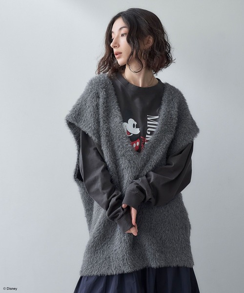 tシャツ 「eL」Mickey / TeeLS/989158 レディース tシャツ 「eL」Mickey / TeeLS/989158 レディース : ZOZOTOWN