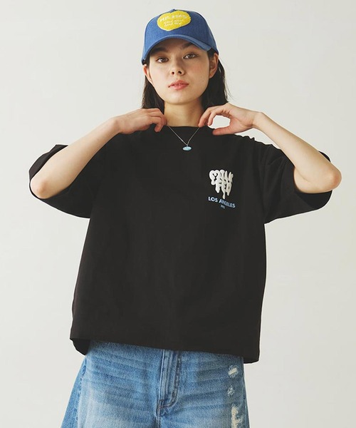 tシャツ Tシャツ レディース MELT LOGO WIDE S/S TEE｜zozo｜09