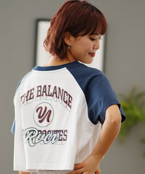【送料無料】RVCA レディース ROLL IT TEE Ｔシャツ RVCA tシャツ RVCA/ルーカ ショート丈 ラグランTシャツ BE04C
