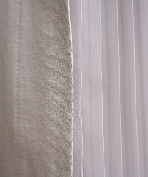 ikka（イッカ） ワンピース 異素材配色切り替えワンピース : ZOZOTOWN