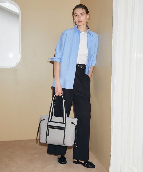 トートバッグ 「TREASURE　TOPKAPI」ネオプレン フロントポケット 2way トートバッグ レディース | TREASURE TOPKAPI | 08