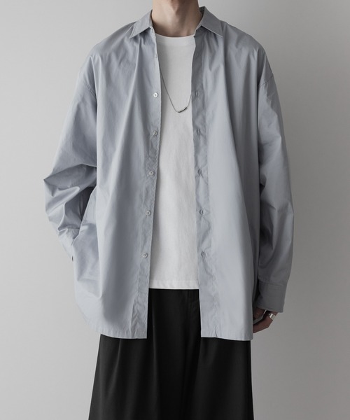 lig. over shirt 白オーバーシャツ