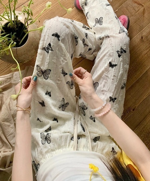 パンツ CHIE HeRIN.CYE | Feels center switching pants (パンツ ) |SHEL