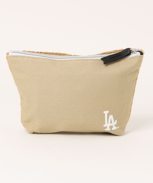 MLB TOKYOSERIES レザーポーチ MLB(メジャーリーグ) 東京シリーズ さがらポーチ (ネイビー)