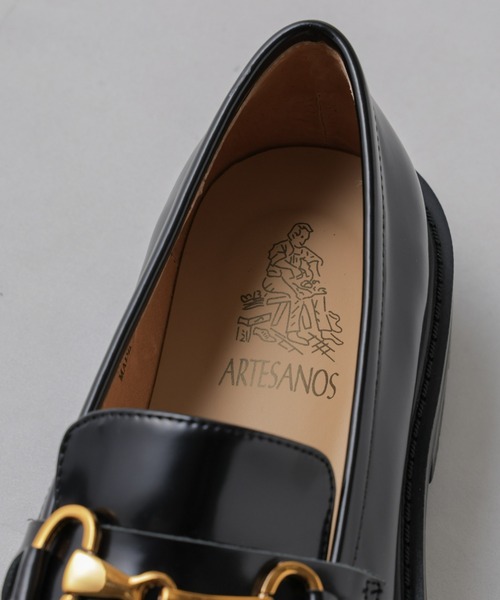ARTESANOS】レザー ビット ローファー