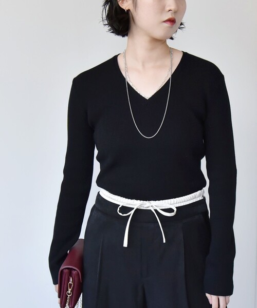 quaranciel ニット セーター quaranciel:「手洗い可能」コットン