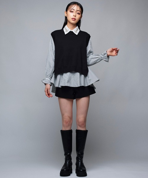 Narcissus パンツ 「Narcissus」シンプルショートパンツ