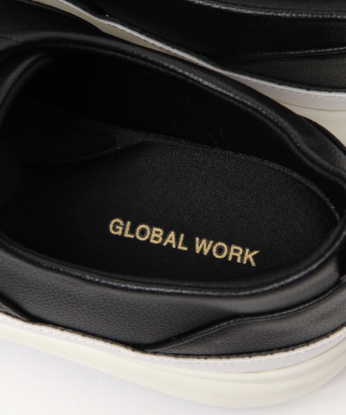 GLOBAL WORK（グローバルワーク） スリッポン エアかる厚底スリッポン