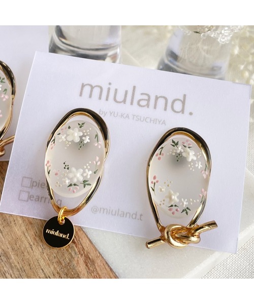 イヤリング 「miuland」flower bouquet(MA) レディース : 86502484 