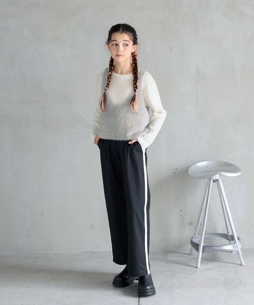 とらじ様 GLOBAL WORK（グローバルワーク） パンツ イージーケア/起毛ワイド