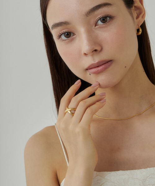 ciite' 指輪 リング 「 金属アレルギー対応 」 ビッグクロス