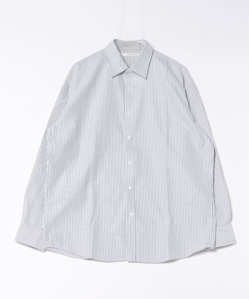 シャツ a.p.o.v. オックスフォードストライプシャツ メンズ レディース