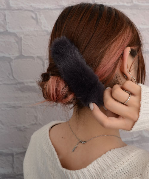 TONE SELECT GOODS ヘアクリップ 「float」もこもこ フェイクファー