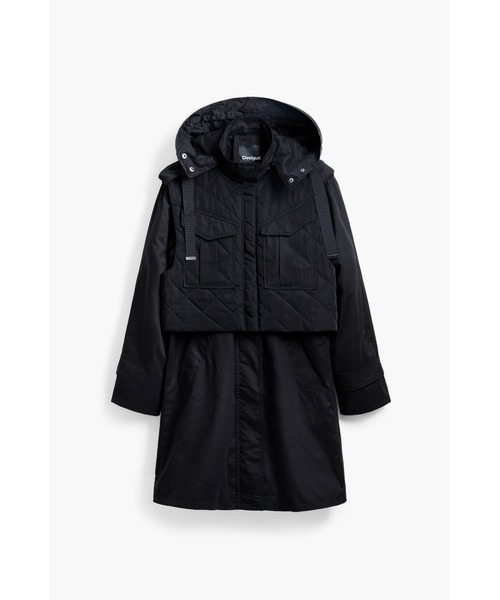 Desigual（デシグアル） モッズコート コート 「ユニセックス」2in1 パ