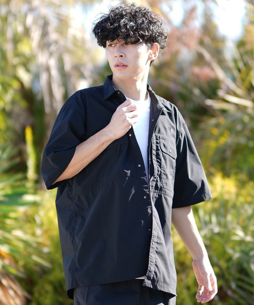 【新品未使用】ノースフェイス　ショートスリーブ　トリップフィールドシャツ　L　黒 THE NORTH FACE（ザ ノースフェイス） シャツ メンズ レディース