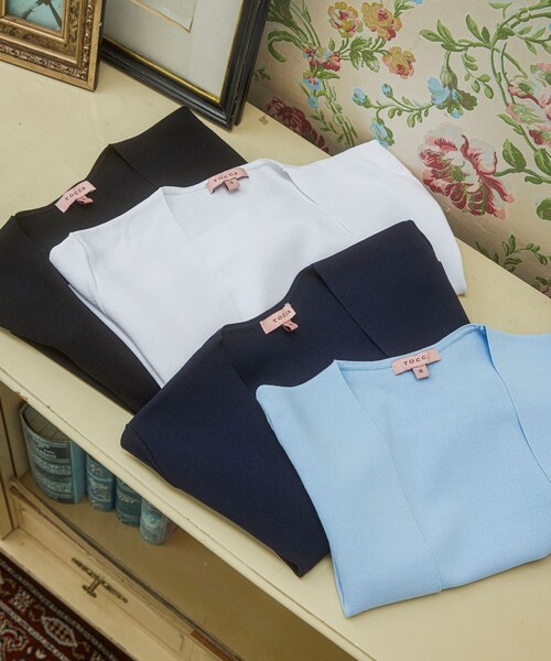 TOCCA　トッカ　スクエア　ボレロカーディガン　Mサイズ TOCCA カーディガン SQUARE BOLERO ボレロ レディース