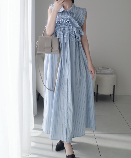 mily bilet シャツワンピース 「mily bilet」夏の装いに映える、主役級