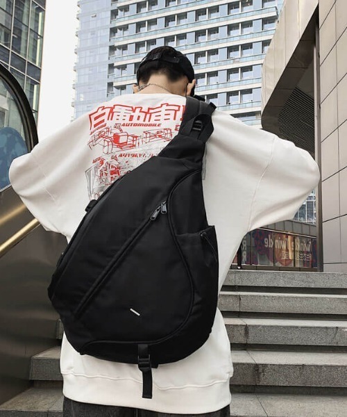 one shoulder body bag/ワンショルダーボディバッグ SLY ショルダーバッグ バッグ GATHER ONE SHOULDER BODY BAG