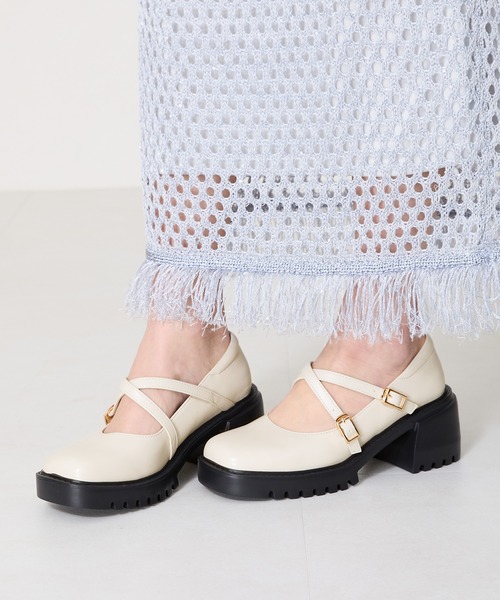 【axes】梯子レーススカラップパンプス 梯子レーススカラップパンプス | kawaii | axes femme online shop