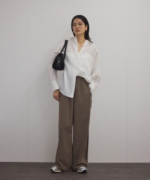SALON adam et rope' パンツ 「ZOZOTOWN限定」サイドライン