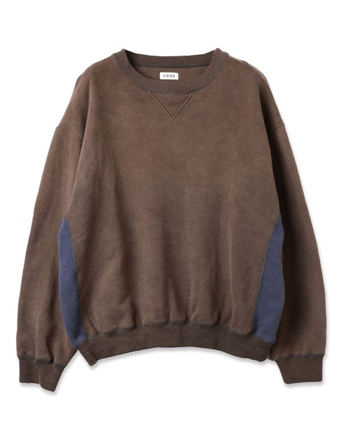 トレーナー/スウェット juemi  Pigment Dyed Sweat Juemi×Abyssea】Loose Neck Pigment Dyed Sweat｜Abyssea 公式通販サイト