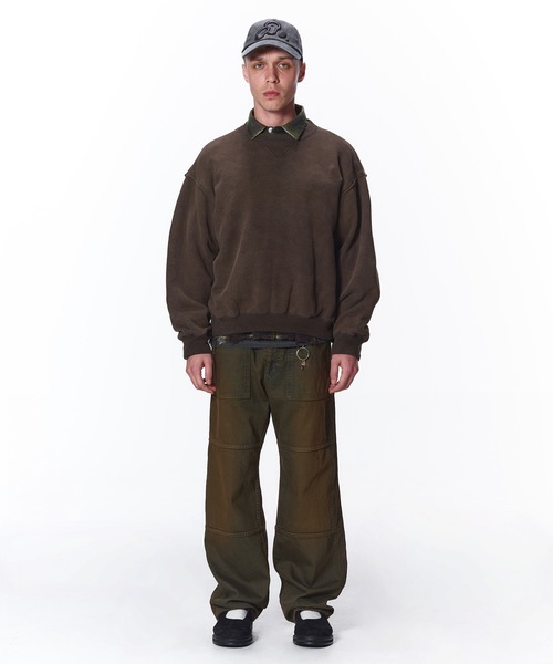 JieDa（ジエダ） トレーナー スウェット PIGMENT SWEAT CREW メンズ