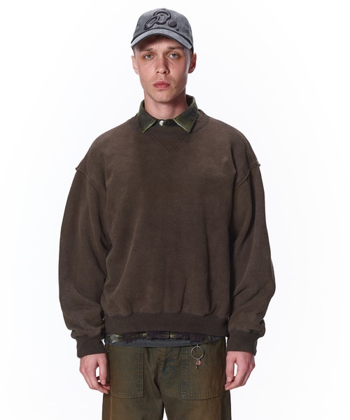 JieDa（ジエダ） トレーナー スウェット PIGMENT SWEAT CREW メンズ