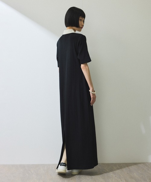 ADAM ET ROPÉ FEMME ハーフスリーブポロシャツワンピース ADAM ET ROPÉ FEMME(アダム エ ロペ ファム) / 【WEB限定