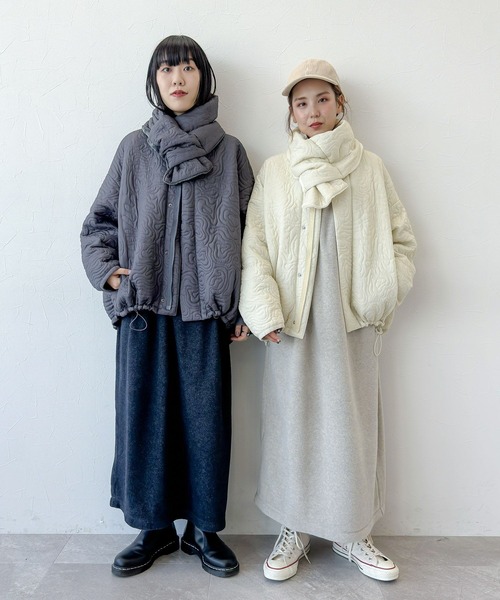 niko and…（ニコアンド） ブルゾン FREE グレー レディース : ZOZOTOWN