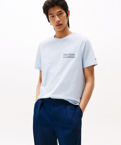 日本未入荷☆ トミーヒルフィルガー Tシャツ ルレックスバーシティレギュラーTシャツ | トミー ヒルフィガー