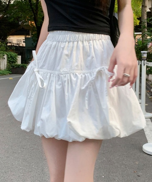 リボンバルーンスカート ロワンニュイ loin nuit スカート ribbon balloon skirt / リボンバルーン