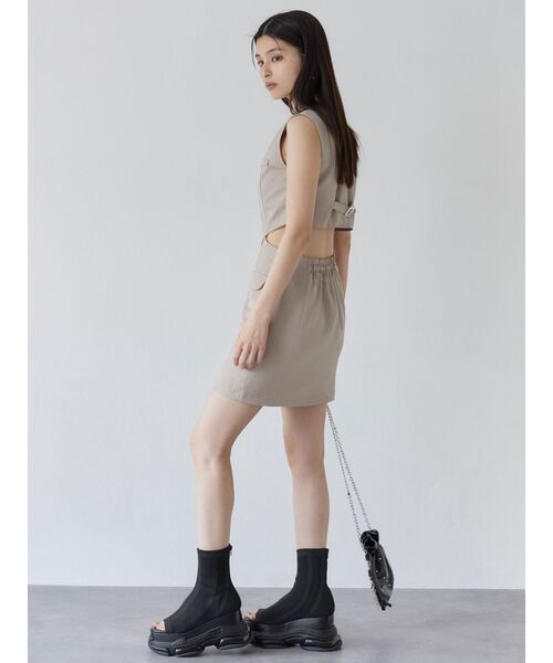MURUA ワンピース マニッシュベストミニワンピース : ZOZOTOWN