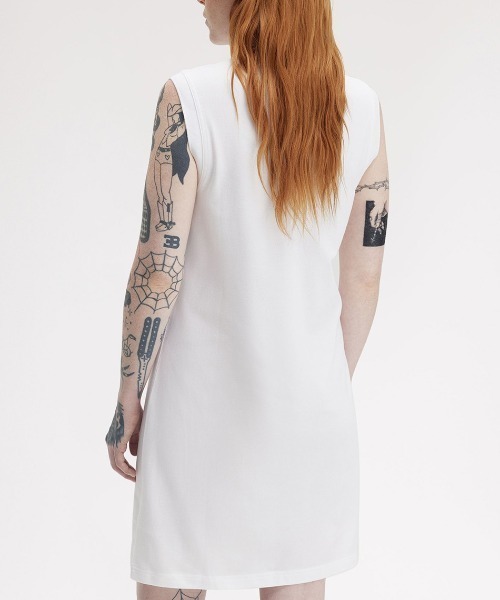 【最旬トレンド】 FRED PERRY The Sleeveless Fred Perry ドレス The Sleeveless Fred Perry Dress(8 350：BLACK): | FRED PERRY
