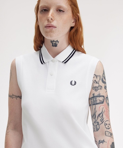FRED PERRY ワンピース The Sleeveless Fred Perry Dress