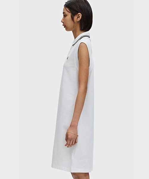 【最旬トレンド】 FRED PERRY The Sleeveless Fred Perry ドレス The Sleeveless Fred Perry Dress(8 350：BLACK): | FRED PERRY