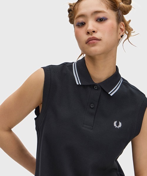 【新品】FRED PERRY ノースリーブ　ポロシャツ　ワンピース FRED PERRY（フレッドペリー） ワンピース The Sleeveless Fred Perry