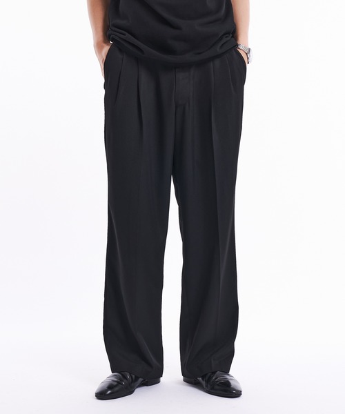 2tuck Twill Slacks / 2タックツイルスラックス（スラックス