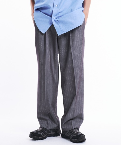 THE BOLDMAN　2tuck Herringbone Slacks THE BOLDMAN（ザ ボールドマン）の「2tuck Herringbone Slacks