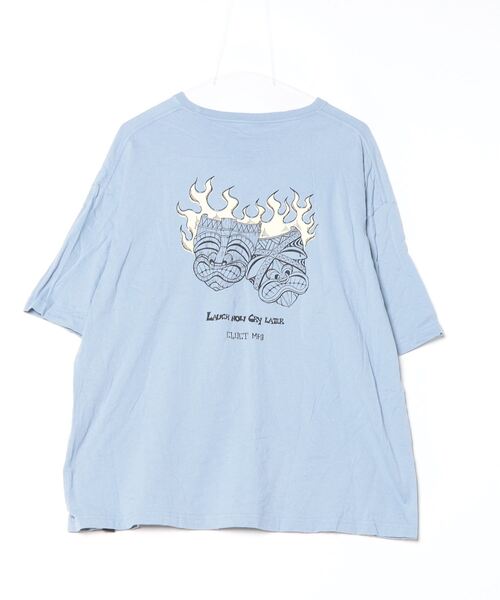 「CLUCT」 半袖Tシャツ L ブルー メンズ_画像2