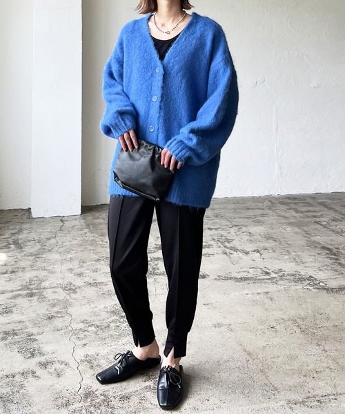 LIAN（リアン） ニットカーディガン FREE ブルー レディース