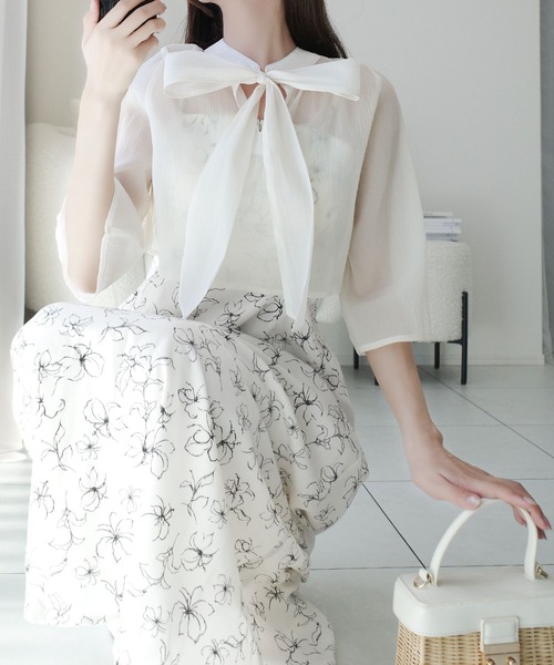 MILLY ストラップ花柄ミモレ丈ワンピース サテン パーティー Amazon | [EightSTAR Dress] パーティードレス ワンピース