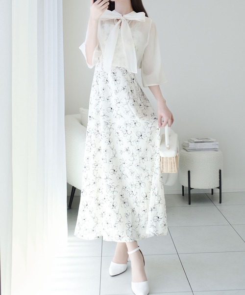 mily bilet ワンピース 「mily bilet」透け感コーデ でつくる