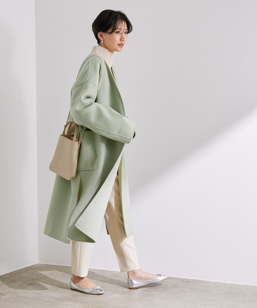 アダム・エ・ロペ　淡いグリーン ADAM ET ROPE'（アダムエロペ） スウェットカットソー FREE ライト