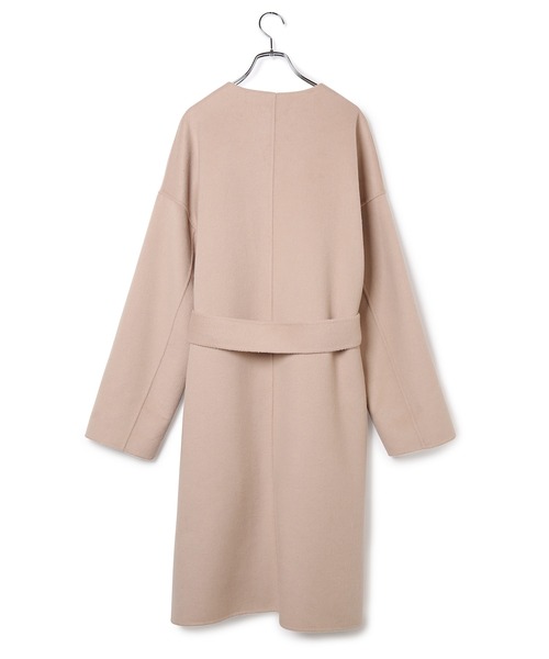 ADAM ET ROPE'（アダムエロペ） ノーカラーコート FREE ライトグリーン