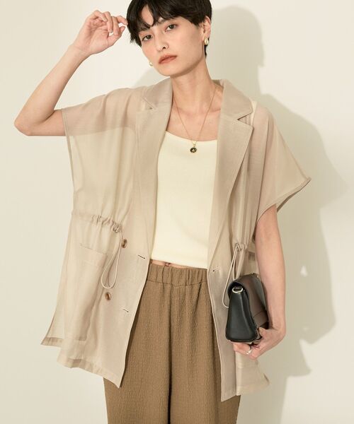 美品■AMERI VINTAGE ボアベストセットコート AMERICAN HOLIC コート アウター シアーオーバーサイズ