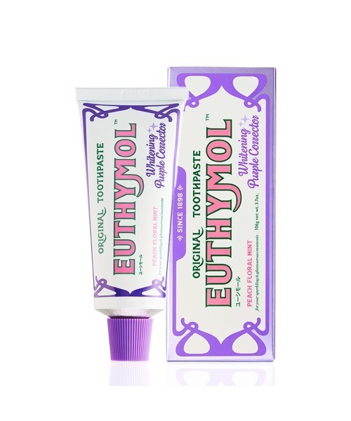 EUTHYMOL（ユーシモール） ホワイトパープル ピーチフローラルミントの 