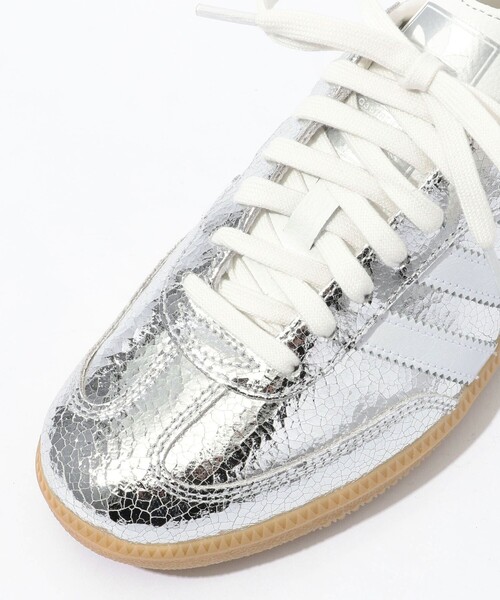 adidas.アディダス SAMBAROSE シルバー レザースニーカー adidas スニーカー Originals SAMBA OG シルバースニーカー