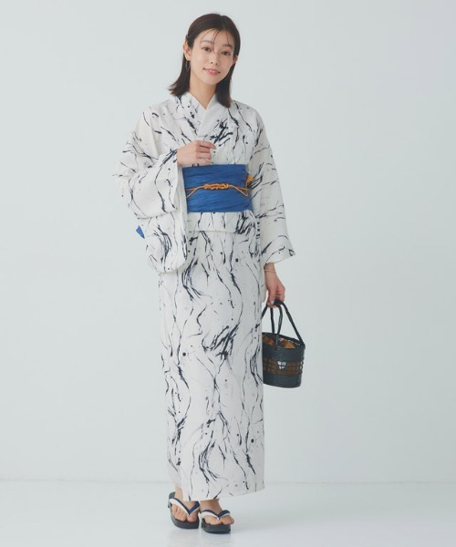 浴衣ワンピース3416 NISHIORI 2025年 新柄入荷! ワンピースにもなる2WAY 浴衣 4点